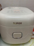 蘇泊爾（SUPOR）電飯煲人迷你3L家用電飯鍋人陶瓷油厚釜內(nèi)膽煮飯鍋煮粥快煮飯高溫蒸汽清潔內(nèi)膽多功能微壓 【陶瓷油厚釜內(nèi)膽】 3L 曬單實(shí)拍圖