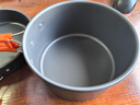 北岳戶外鍋具露營炊具燒水茶壺煎鍋便攜野外鍋具野營吊鍋套鍋用品套裝 鋁合金三件套(3-4人煎煮壺組合) 曬單實(shí)拍圖