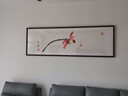 探時(shí)光臥室床頭裝飾畫(huà)臥室掛畫(huà)主臥1.8米床壁畫(huà)客廳畫(huà)沙發(fā)背景畫(huà)高級感 齊白石荷花 180*60cm（輕奢高級感） 實(shí)木框+油畫(huà)布+有機玻璃 曬單實(shí)拍圖
