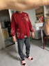 恒源祥老年女裝奶奶春裝2025新款老人衣服老年人針織衫毛衣喜慶兩件套秋 酒紅色(兩件套) L (95斤以下，送運(yùn)費(fèi)險) 曬單實(shí)拍圖