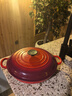 酷彩（Le Creuset）進口琺瑯鍋26/30cm鑄鐵海鮮鍋燜蒸燉煮鍋多功能微壓鍋廚房好物 【2-4口之家】紅色 26cm 曬單實拍圖