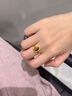 瑞諾黃金虎眼石戒指女新款足金999設計感時(shí)尚指環(huán)生日禮物送女友 支持多退少補/官方正品（勿拍） 曬單實(shí)拍圖