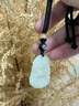 中國黃金（CHINA GOLD）十二生肖和田玉項鏈男女玉石本命年吊墜情人節(jié)生日禮物送男友老婆 十二生肖和田玉項鏈-馬 曬單實拍圖