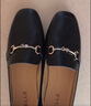 百麗（Belle）七夕禮物舒適樂福鞋女商場(chǎng)同款真皮通勤單鞋C1S1DCA4預(yù)售 米白 37 (235mm) 曬單實(shí)拍圖