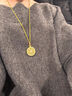 伊燦古法沙金轉(zhuǎn)動(dòng)八寶羅盤項(xiàng)鏈女高級(jí)感2025年新款爆款鎖骨鏈氣質(zhì)頸鏈 古法沙金八寶羅盤項(xiàng)鏈女【鏈條】 曬單實(shí)拍圖