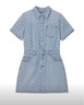 Levi's李維斯女士美式短款時尚潮流收腰顯瘦藍色ins風(fēng)牛仔連衣裙 淺藍色 S 曬單實拍圖