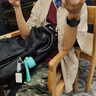 LEMANISM明星同款lemanism夏季美式t恤短袖男hiphop上衣三條杠運(yùn)動(dòng)體恤衫 藏青色 XL 曬單實(shí)拍圖