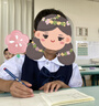 蘿卜唄唄（LUOBOBEIBEI）兒童夏季短袖套裝男童襯衫學(xué)院風(fēng)小學(xué)生校服表演服 女童 120  曬單實(shí)拍圖