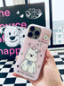 素洛適用蘋果16promax手機殼13粉色西高地小狗iPhone15pro日韓可愛少女心14高級感卡通13硅膠防摔全包 粉色西高地狗狗 單殼 iPhone 16 pro 曬單實拍圖