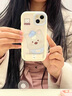 美相隨適用蘋果16promax手機(jī)殼iphone15可愛(ài)卡通女款14個(gè)性創(chuàng)意13防摔全包趣味萌物旋轉(zhuǎn)支架12藍(lán)帽西高地 白邊 藍(lán)帽西高地【光油】+藍(lán)帽旋轉(zhuǎn)貼+趴趴狗支架 iphone 13 曬單實(shí)拍圖