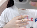 老鳳祥輕奢項鏈女平安扣和田玉手串珠寶首飾七夕情人節(jié)生日禮物女送老婆 和田美玉*平安扣項鏈*京快達 曬單實拍圖