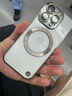 弘卓適用蘋果15promax手機(jī)殼iphone15promax保護(hù)套電鍍無邊框磁吸防摔散熱鏡頭全包超薄女男款 鈦銀色 曬單實(shí)拍圖