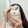 品艾優(yōu)適用iphone16蘋(píng)果15手機殼12可背帶13斜挎掛繩簡(jiǎn)約輕奢花邊軟15小眾高級感14創(chuàng  )意菱格小香風(fēng)卡包 【小羊皮白底】小香風(fēng)卡包+斜跨繩 iPhone 16 Pro Max 曬單實(shí)拍圖