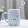 abdo 漱口杯嗽口杯牙杯牙缸刷牙杯陶瓷簡約小清新情侶牙刷洗漱杯套裝 藍(lán)粉一對 (刻字請備注) 曬單實拍圖