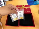 賽菲爾黃金耳釘女足金甜美蝴蝶結(jié)耳飾 直針款 約1.65克 曬單實(shí)拍圖