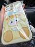 FANCYCHIC適用iphone16pro手機殼可愛奶黃色兜兜鴨蘋果16新款16promax創(chuàng)意卡通女款15pro鏡頭全包15全系列 奶黃底 兜兜鴨 iPhone 16 Pro Max 曬單實拍圖