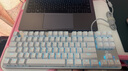 惠普（HP）GK200機械鍵盤有線辦公游戲鍵盤 20種背光燈效 87鍵電競鍵盤鼠標套裝電腦外設鍵鼠 皎月白【鍵鼠套裝-青軸】 曬單實拍圖