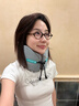 榮予【德國品質(zhì)】u型枕頭枕脖子護頸枕飛機旅行便攜坐車睡覺頸椎u形枕 淺灰色降噪套裝/頸枕+眼罩+耳塞 M碼（適合頸圍36-41cm) 曬單實拍圖