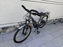 鳳凰長途旅行自行車蝴蝶把鋁合金成人變速單車26寸禧瑪諾公路油剎減震 【曜巖黑】可鎖前叉+升級油剎 鋁架26英寸【身高160-190CM】 【藍圖24速+全軸承+蝴蝶把】 曬單實拍圖