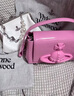 Vivienne Westwood薇薇安西太后土星包包牛皮手提斜挎單肩包 粉紅色浮雕大土星 小包 小號 曬單實(shí)拍圖