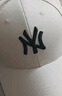 NEW NY MLB ERA帽子男女棒球帽韓版新款遮陽硬頂潮流鴨舌帽防曬百搭休閑時尚刺繡 NY【米白】 均碼 大小可調(diào)節(jié)【52cm-63cm】 曬單實拍圖