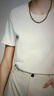 初棉柔棉雅韻 索羅娜涼感舒適打底T 25春夏正肩顯瘦短袖T恤女 水光白-圓領(lǐng) M 曬單實(shí)拍圖