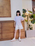 NICKYBABY女童運動(dòng)速干套裝夏季2025新款兒童跑步羽毛球訓練服冰絲短袖短褲 18530白色+19146紫色【套裝】 140 cm 曬單實(shí)拍圖