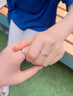 老鳳祥925銀鉆戒情侶對(duì)戒男女款結(jié)婚七夕情人節(jié)禮物送女朋友老婆 925銀*真愛(ài)永恒鉆戒-情侶款【品牌禮盒】 曬單實(shí)拍圖