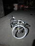 WELLCLS公路自行車(chē)變速死飛成人山地彎把單車(chē)賽車(chē)超輕騎行越野初高中學(xué)生 白黑白24速40刀 曬單實(shí)拍圖