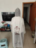 牧萌（moremerry）兒童雨衣男女童學(xué)生上學(xué)帶書(shū)包位雨披 淘氣熊 5XL  曬單實(shí)拍圖