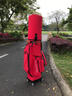 PGM高爾夫球包男女硬殼球包四輪航空托運包飛機球具球桿袋golf bag QB179-紅色【不含防雨罩】 曬單實(shí)拍圖