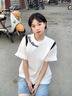 文頗100%純棉夏季新款潮牌hiphop風(fēng)圓領(lǐng)字母短袖T恤男女慵懶打底情侶 220克-白 XL 建議125-140斤 曬單實(shí)拍圖