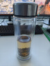 京東京造雙層加厚玻璃杯 無鉛高硼硅帶茶隔水杯304茶隔泡茶杯男士360mL 曬單實拍圖