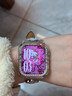 方哲品牌原裝適用蘋(píng)果iwatch S10/S11手表殼apple watch S9/S8女士可愛(ài)KT貓鑲鉆半包防摔保護殼 金色（爆款） 主推 適用iwatch S10/S11【42MM表盤(pán)】 曬單實(shí)拍圖