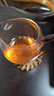 容山堂禾器玻璃公道杯帶茶漏耐熱公杯泡茶分茶器茶海高檔功夫茶具配件 禾器玻璃晶彩翊口茶海-琥珀小號(hào) 曬單實(shí)拍圖