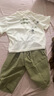 迪士尼（Disney）2025新款中國風(fēng)兒童漢服寶寶夏季男童夏季套裝幼兒園六一穿搭表演 杏色 110 曬單實(shí)拍圖