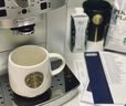 星巴克（Starbucks）杯子陶瓷馬克杯經(jīng)典黑白情侶咖啡水杯帶蓋勺大容量家用禮物盒裝 白色單杯+金色勺子 曬單實(shí)拍圖