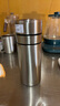 繁簡(jiǎn)316不銹鋼保溫杯男一鍵開(kāi)蓋高檔茶水分離泡茶杯速開(kāi)車(chē)載水杯 鋼色 400ml 曬單實(shí)拍圖