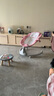 看寶貝（lookbaby）嬰兒搖搖椅嬰兒搖椅哄娃神器搖搖椅電動搖搖椅新生兒見面禮 頂配粉|高碳鋼+萬向輪+棚子+玩偶 曬單實(shí)拍圖