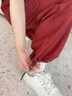 回力沖鋒褲女春秋2025新款休閑時(shí)尚洋氣高級(jí)感傘兵褲紫色多巴胺工裝褲 曬單實(shí)拍圖