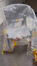 好爾塑料凳子加厚板凳可疊摞靠背椅寶寶餐椅塑料椅子家用小凳子藍(lán)30cm 曬單實(shí)拍圖