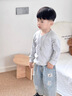 貝樂咿嬰兒外套幼兒小月齡男寶寶春秋衣服上衣春裝開衫薄款兒童春季外出 7354灰藍(lán)色 100 【推薦2-3歲】 曬單實(shí)拍圖