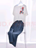 迪菲麗格夏季上衣牛仔半身裙子兩件套裝女2024新款氣質(zhì)穿搭一整套 圖片色 XL 曬單實(shí)拍圖