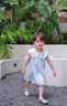 班喜迪女童連衣裙夏季2025新款洋氣女寶寶公主裙無(wú)袖裙子兒童背心裙夏裝 藍(lán)色 100 曬單實(shí)拍圖