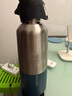 迪卡儂保溫杯保溫瓶水杯不銹鋼戶外運動便攜MH500墨綠800ml-2755815 曬單實拍圖