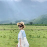 十竹媽媽披肩女外搭氣質(zhì)2025年新款空調(diào)房披肩圍巾高級(jí)感送長輩禮物 藍(lán)色 曬單實(shí)拍圖