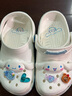 卡駱馳crocs卡駱馳貝雅云彩女士洞洞鞋|208186 冬日白-11S 36/37(230mm)  曬單實(shí)拍圖
