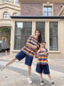 G.DUCKKIDS小黃鴨童裝親子裝三四口全家裝套裝夏季兒童夏裝寶寶時尚polo衣服  小怪獸polo衫 165 S 曬單實拍圖