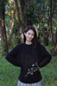 回力（Warrior）純棉長(cháng)袖t恤女2025年春秋新款設計感輕奢簡(jiǎn)約運動(dòng)吸濕透氣上衣 曬單實(shí)拍圖