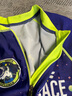 美津濃（MIZUNO）兒童泳衣男連體短袖沖浪服學(xué)生訓(xùn)練速干溫泉游泳裝A1405星球140 曬單實(shí)拍圖